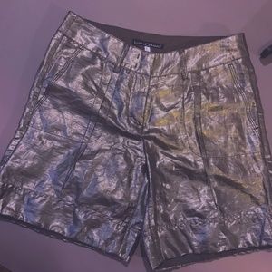 Vintage Luisa Cerano silver dress shorts size 6